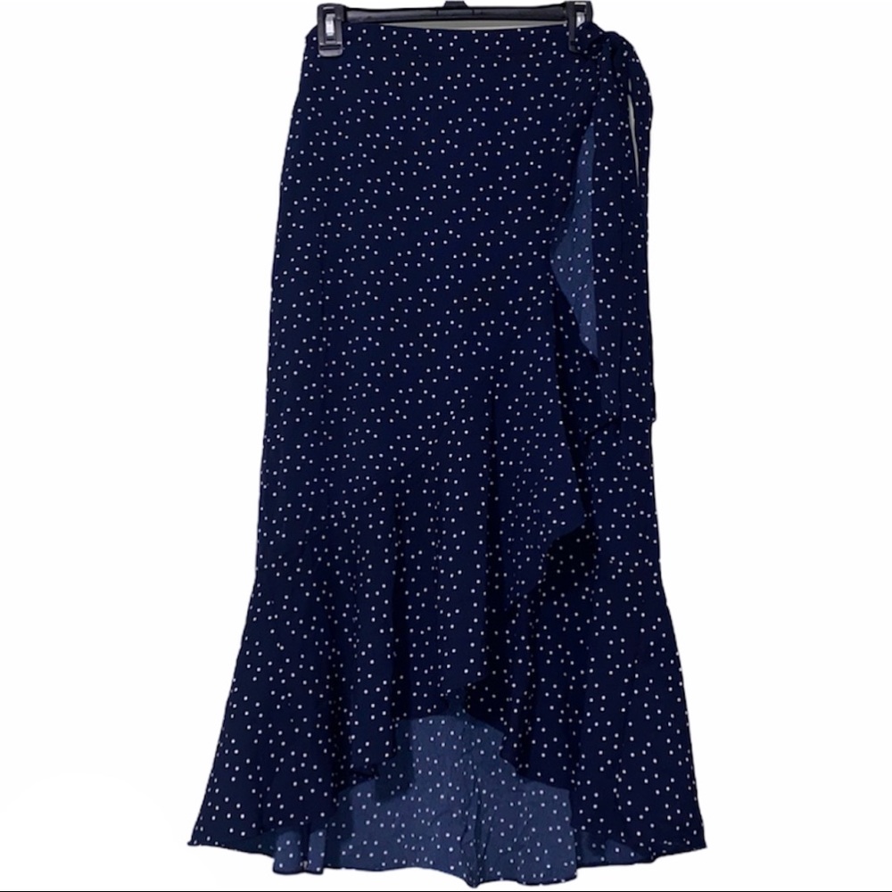 BOGO Sale 2 x $20 
Max Studio medium womens wrap skirt blue white
